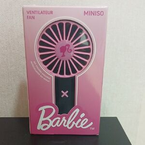 Barbie Pink and Black Mini Fan